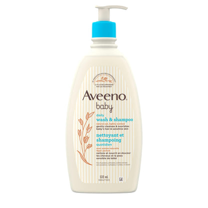 Aveeno Baby Daily Moisture Gentle Body Wash and Shampoo