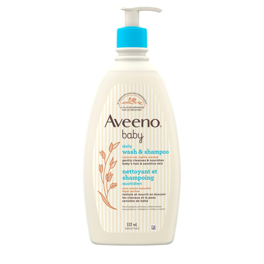 Aveeno Baby Daily Moisture Gentle Body Wash and Shampoo