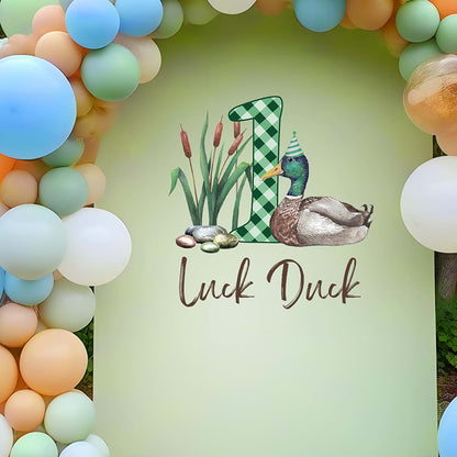 Dvehdbay Mallard Duck Birthday Party Decorations Luck Duck Sign Decal