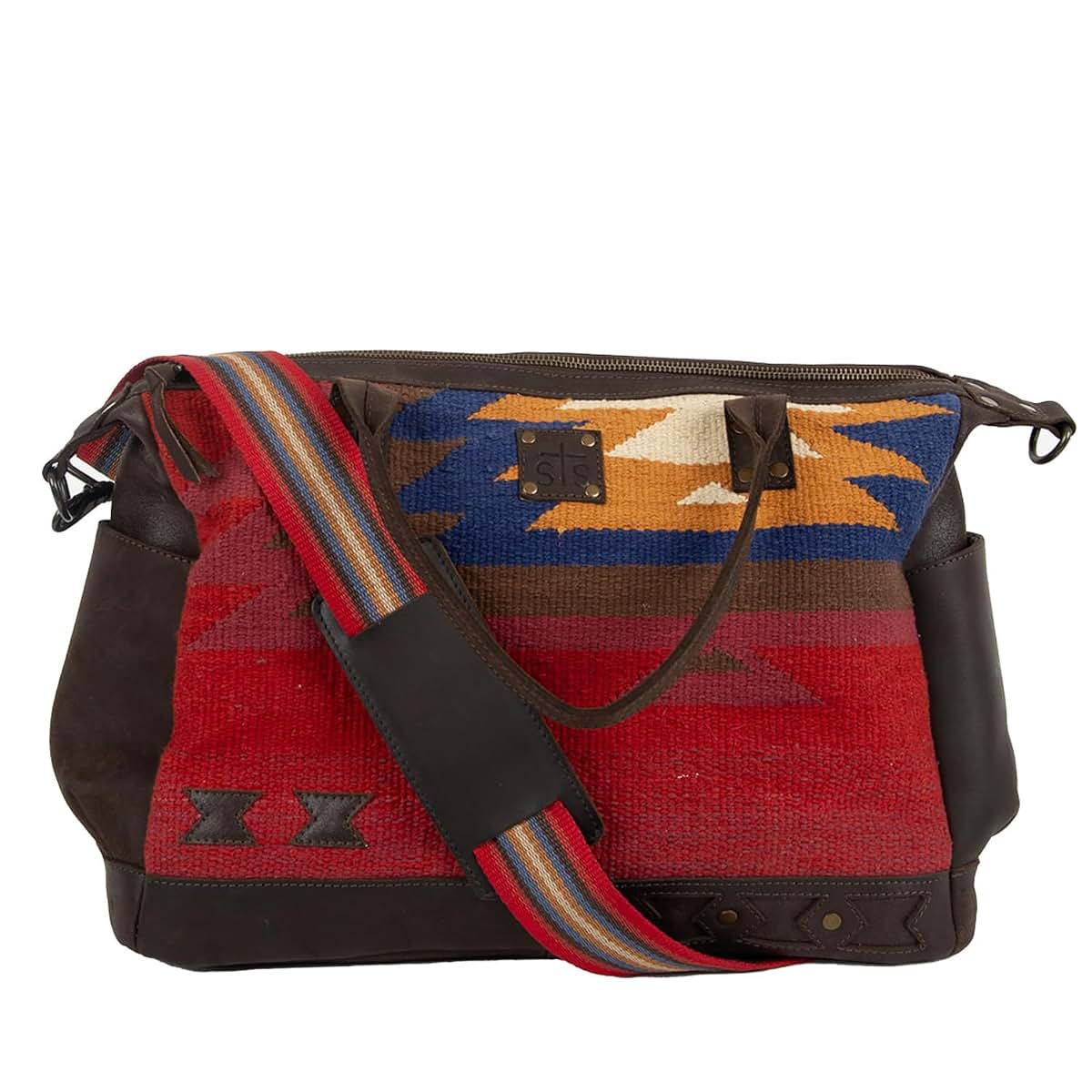 STS Ranchwear Crimson Sun Diaper Bag Red/Gold/Brown One Size