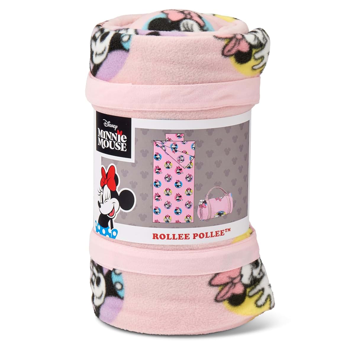 Northwest Rollee Pollee Nap Sac Roll-Up Fleece Blanket with Attached Pillow