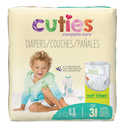 QUALITY 1st Cuties Complete Care Baby Diaper, Unisex, 31 ct (photo 3)