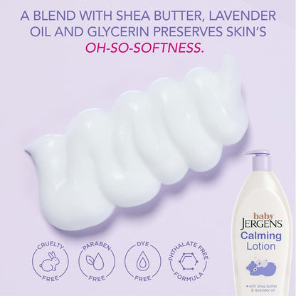 Jergens Baby Calming Lotion with Shea Butter and Lavender Oil