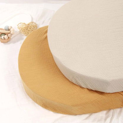 Xinsheinelry 2pcs Comfortable & Breathable Baby Bedding Sheets Cotton Bassinet Liners Soft Baby Cradles Sheets for (photo 4)