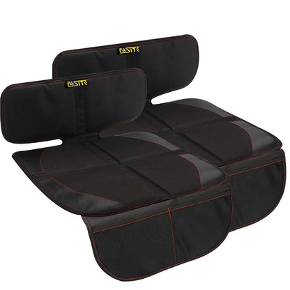 FASITE Car Seat Protector for Baby, Black, 2 Pack