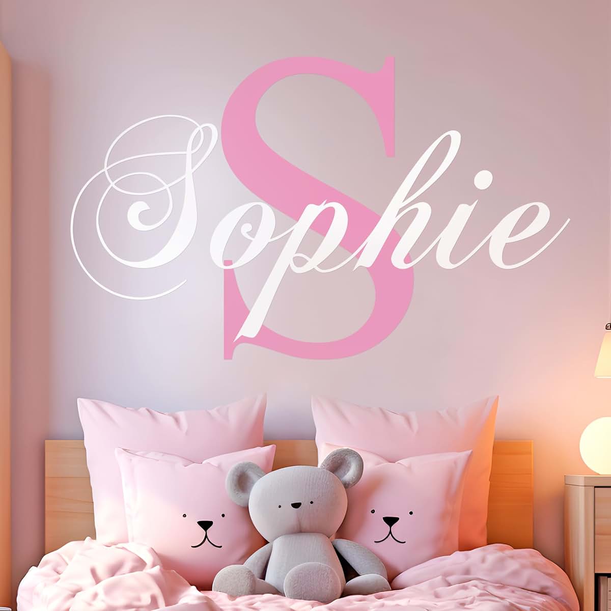 Cryptonite Custom Name Wall Decal For Baby Rooms