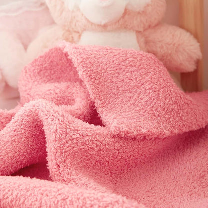 BabyOneStop Coma Inducer Baby's First Blanket With Socks In Pink