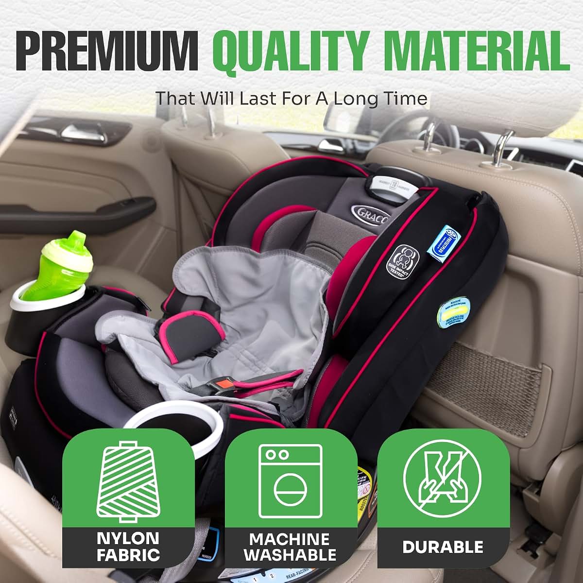 Waterproof Car Seat Saver Liner for Stroller and Potty Training Pads