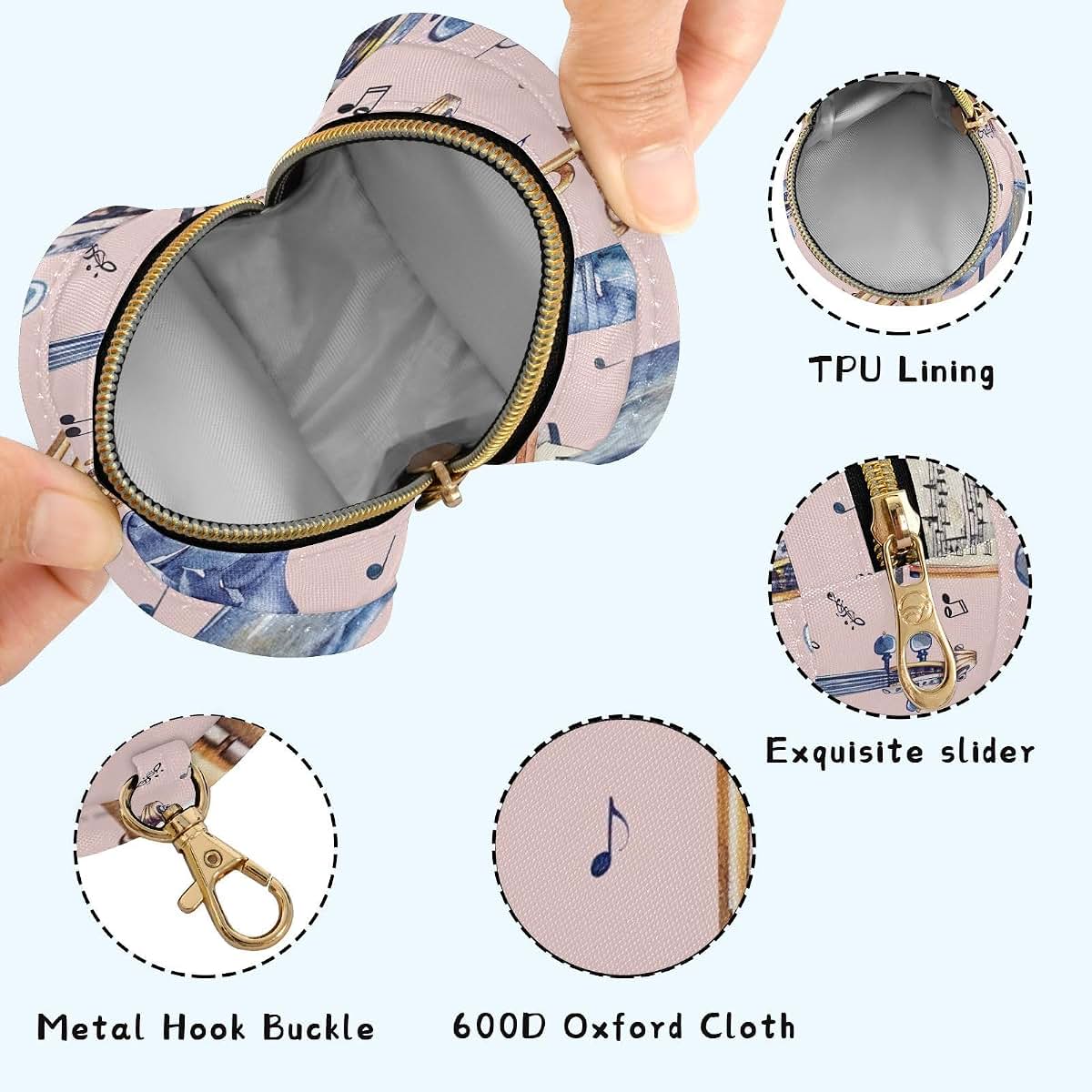 Yettasbin Pacifier Holder Case for Diaper Bags and Strollers