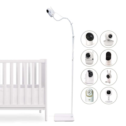 Goozie Baby Monitor Floor Stand With Universal Camera Adapters