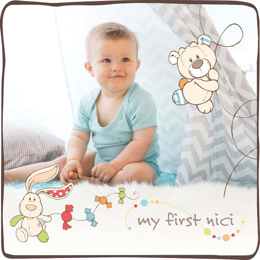 NICI Comforter Penguin I Am The Boss Grey Plush Toy
