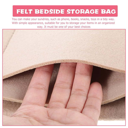 Tineasur Multi-Purpose Felt Bedside Storage Organizer