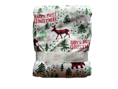 Baby Thro Woodland Animals Sherpa Fleece Baby Throw Blanket (photo 2)