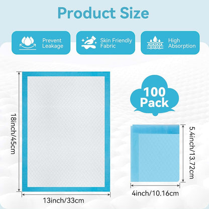 Piemeet Disposable Changing Pad 100 Pack