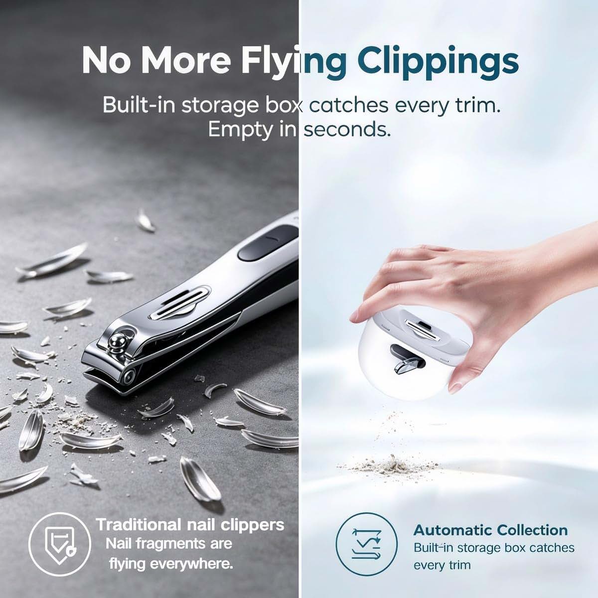 U Annper Automatic Electric Nail Clipper USB Rechargeable