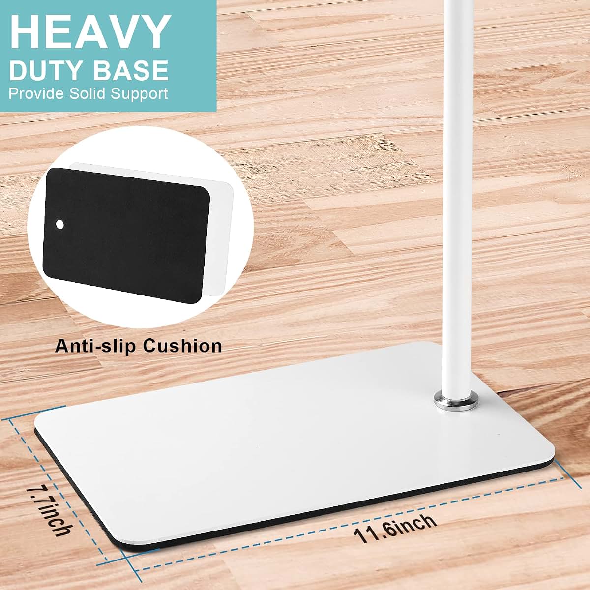 iTODOS Floor Baby Monitor Stand Holder for Babysense V43 HDS2 V24R with Adjustable Height (photo 4)
