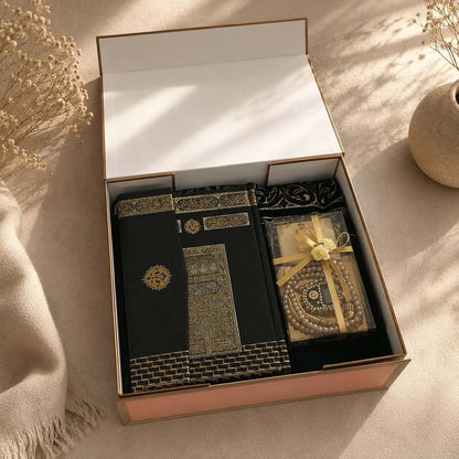 Baby Shower Chocolate Luxury Islamic Gift Set With Prayer Mat (photo 2)