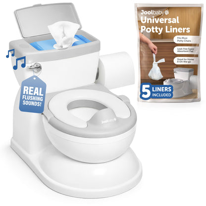 Jool Baby Real Feel Potty with Wipes Storage