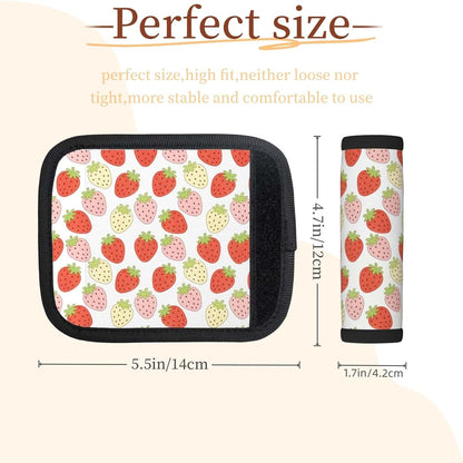 Feodoxo Luggage Handle Wraps Grips - Strawberry Pattern for Multi-Purpose Use