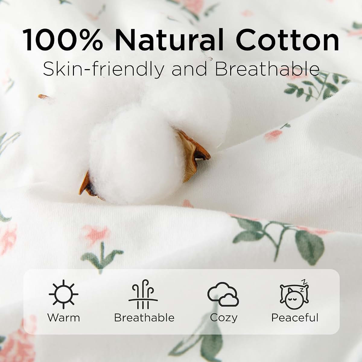 Duomiaomiao 2.5 TOG Baby Sleep Sack Cotton Winter Wearable Blanket