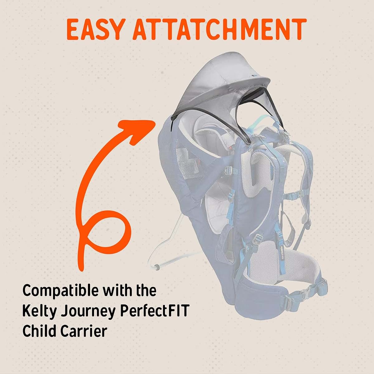 Kelty Journey PerfectFIT Sunshade For Child Carrier