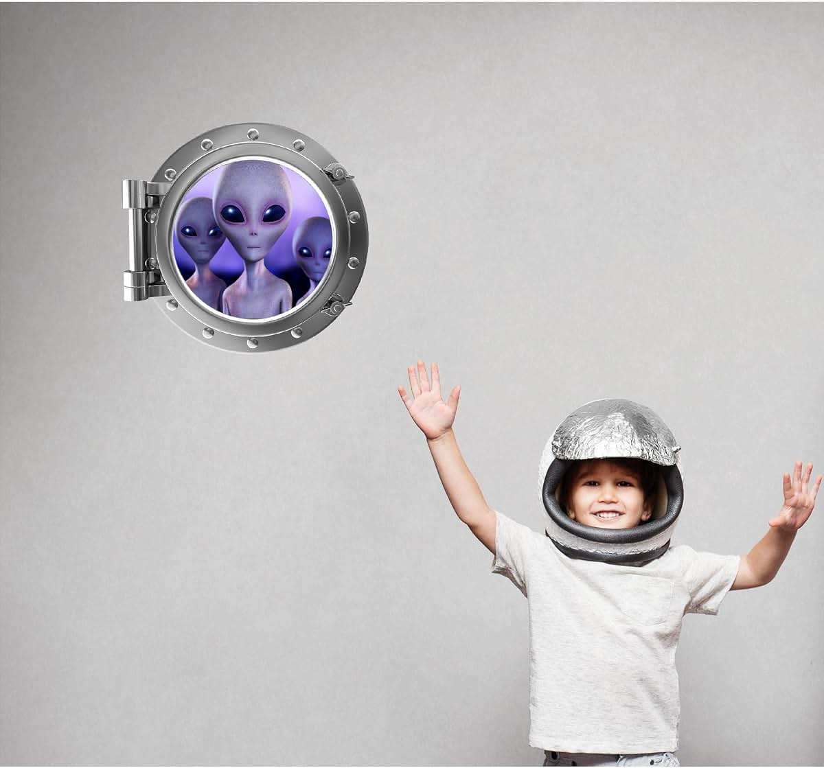 PortScape Aliens Space Window Vinyl Wall Sticker Decal