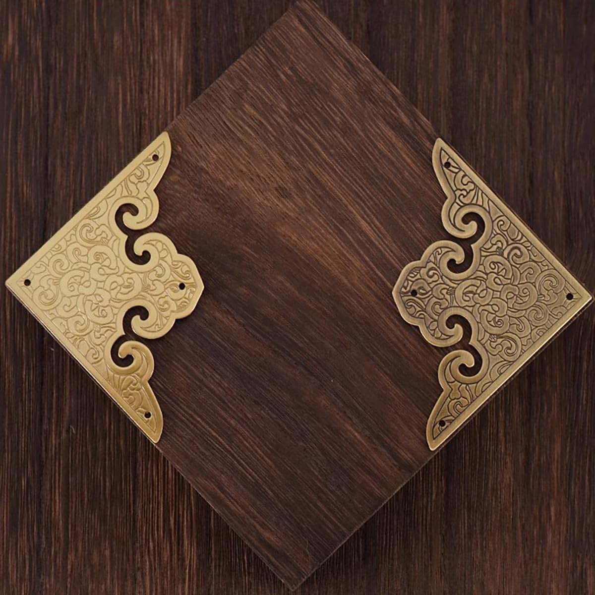 Solid Brass Corner Guards for Furniture Edge Protection