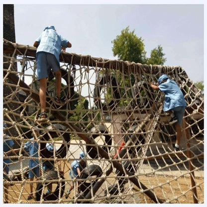 Hynet Hemp Rope Netting For Treehouse And Balcony Railing (photo 4)