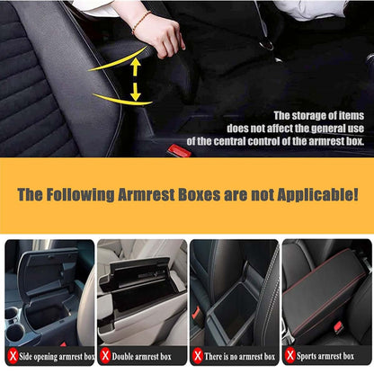 Guoord Car Seat Storage Bag Black PU Leather Caddy Organizer (photo 4)