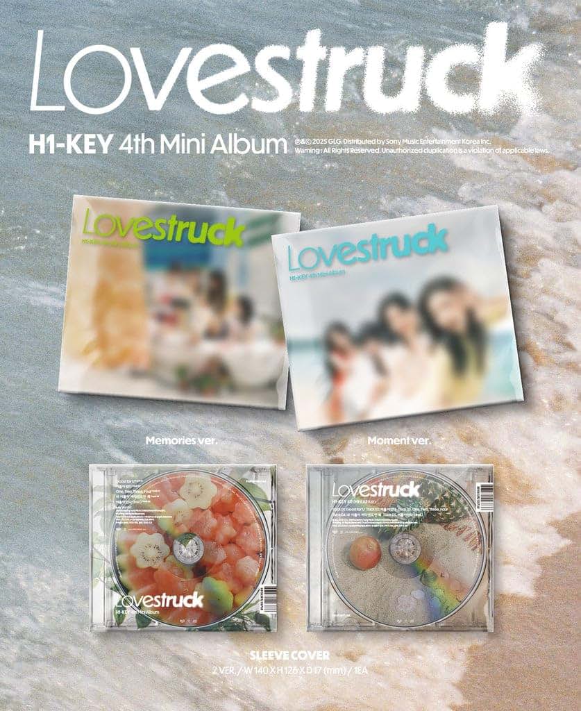 H1-KEY 4th Mini Album Lovestruck CD 2 Version Set