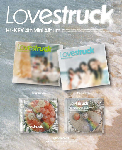 H1-KEY 4th Mini Album Lovestruck CD 2 Version Set