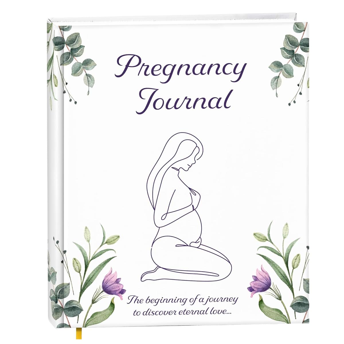 MATHIAS WORLD Pregnancy Journal & Baby Memory Book, with Stickers and Milestone Cards, Baby Book Keepsake, 152 Pages