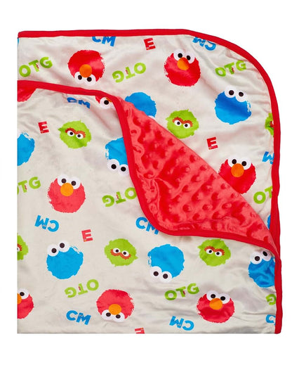 Plush Polar Fleece Baby Unisex Blanket (Red/Blue/Green)