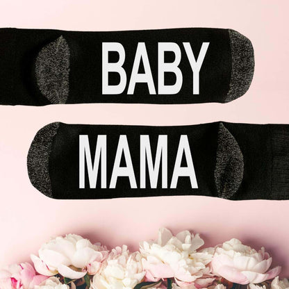 A&A Custom Crafts Baby Mama Socks - Novelty New Mom Gift (photo 2)
