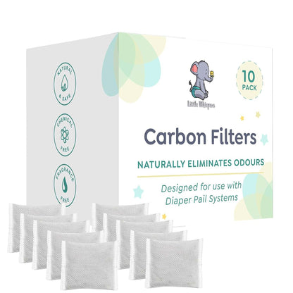LittleWhispers Diaper Pail Odor Absorber - 10 Pack