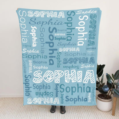 Esthqetic Custom Name Blanket - Personalized Baby Blanket (photo 4)