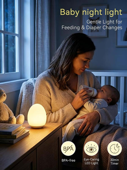 AuroraNiteBeam Night Light for Kids,Egg Night Light for Baby Nursery (photo 2)
