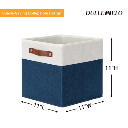 DULLEMELO Fabric Cube Storage Bins 4-Pack