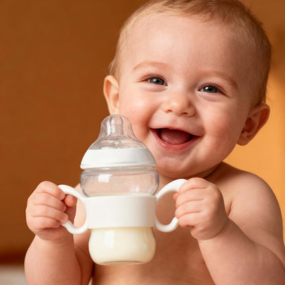 Uwste 3-Pack Silicone Bottle Handles for Wide-Neck Feeding Bottles