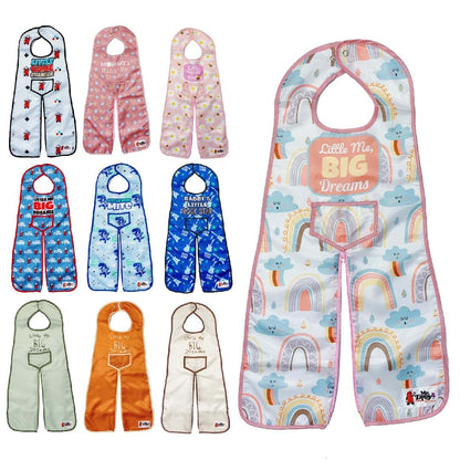 Moore Of Rachel Full Body Waterproof Baby Bib With Zippered Legs