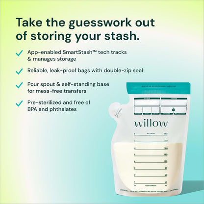 Willow Innovations Inc Breast Milk Storage Bags 8oz