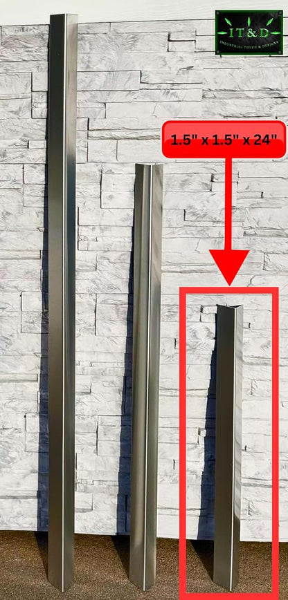 Aluminum Diamond Plate Corner Guard Protector 1.5x1.5x24 Inch Mill Finish