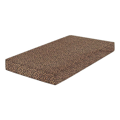 Microfiber Leopard Print Fitted Crib Sheet for Standard Mattress