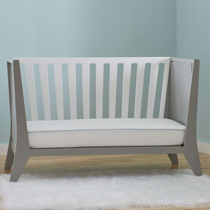 Tempur-Pedic Cool Tot Cooling Fitted Waterproof Crib Mattress Protector, 52 x 28, White