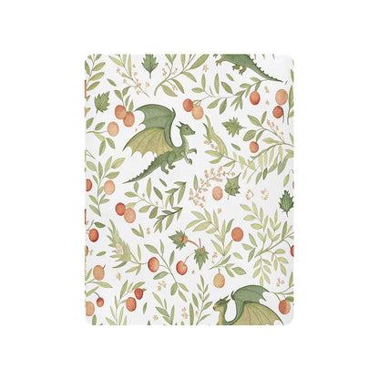 FUGIDOG Fitted Playard Sheet, Mini Crib Sheet 39x27 Inch with Elastic Fit, Baby Dragon Print