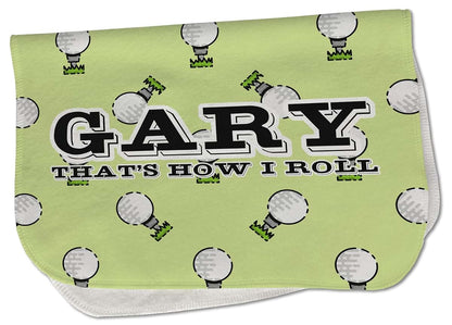 YouCustomizeIt Personalized Golf Burp Cloth - Fleece w/Name or Text