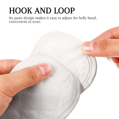 Healeved 8 Pcs Baby Belly Button Band Cotton Umbilical Cord Belt for Newborn 0-12 Months