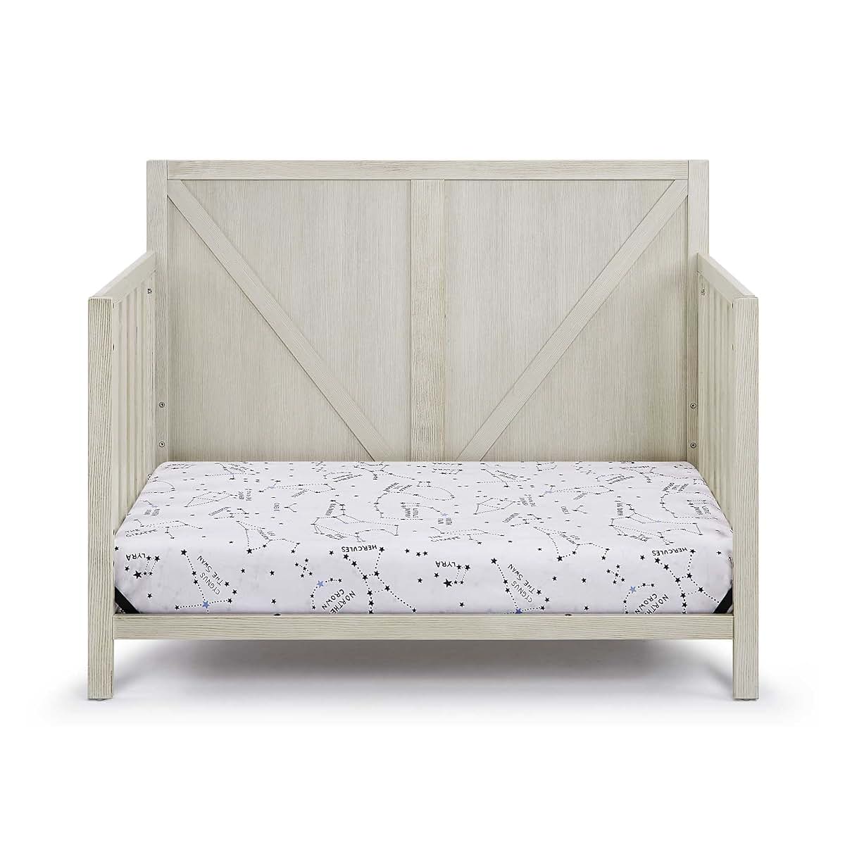 Suite Bebe Barnside 4-in-1 Convertible Baby Crib in Washed Gray (photo 3)