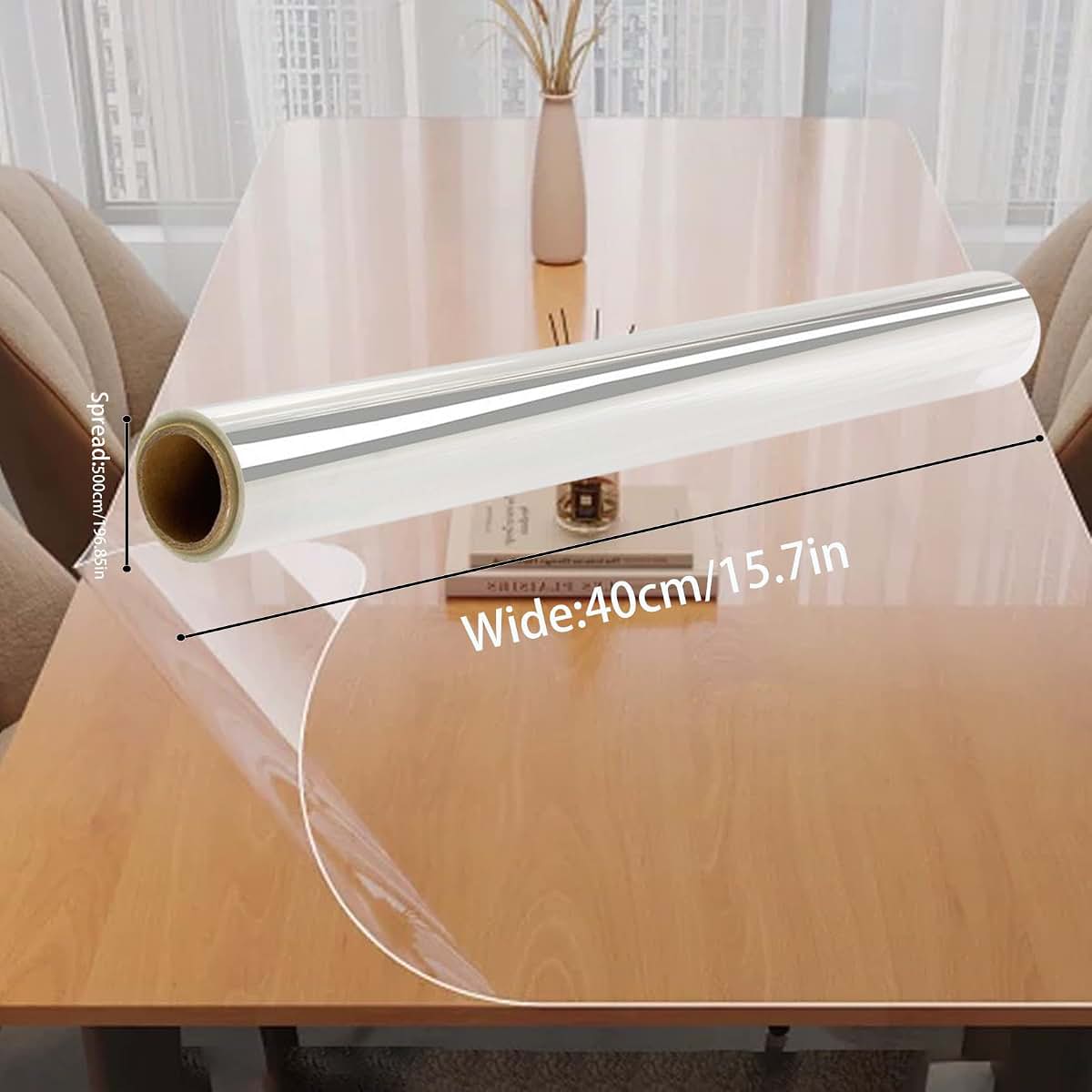 Gztfpq Electrostatic Wall Protector Film, Transparent Static Cling Surface Cover (photo 2)