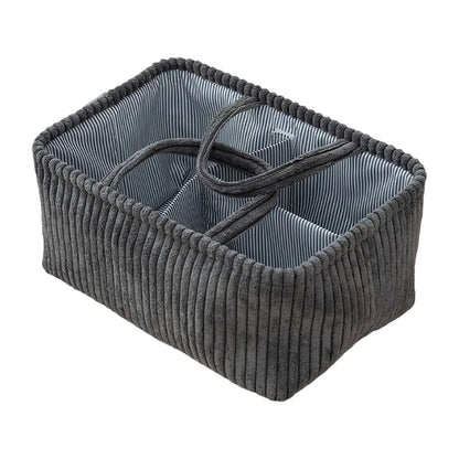 HEIMA STUDIO Washable Fabric Storage Bin With Multi-Compartments, Soft Cloth Organizer For Bedroom, Living Room & (photo 2)
